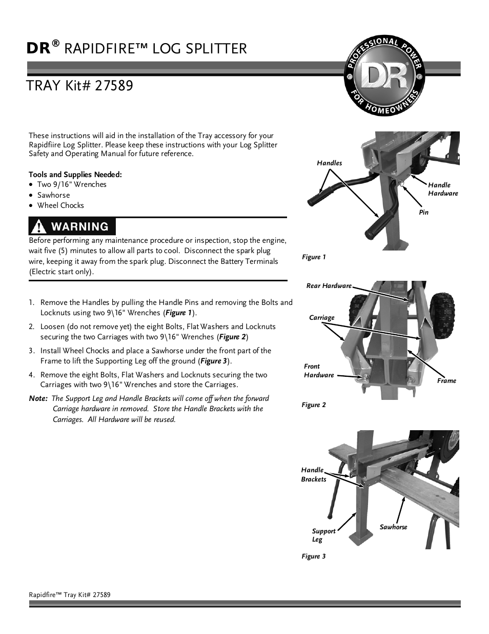 27589  Tray Kit