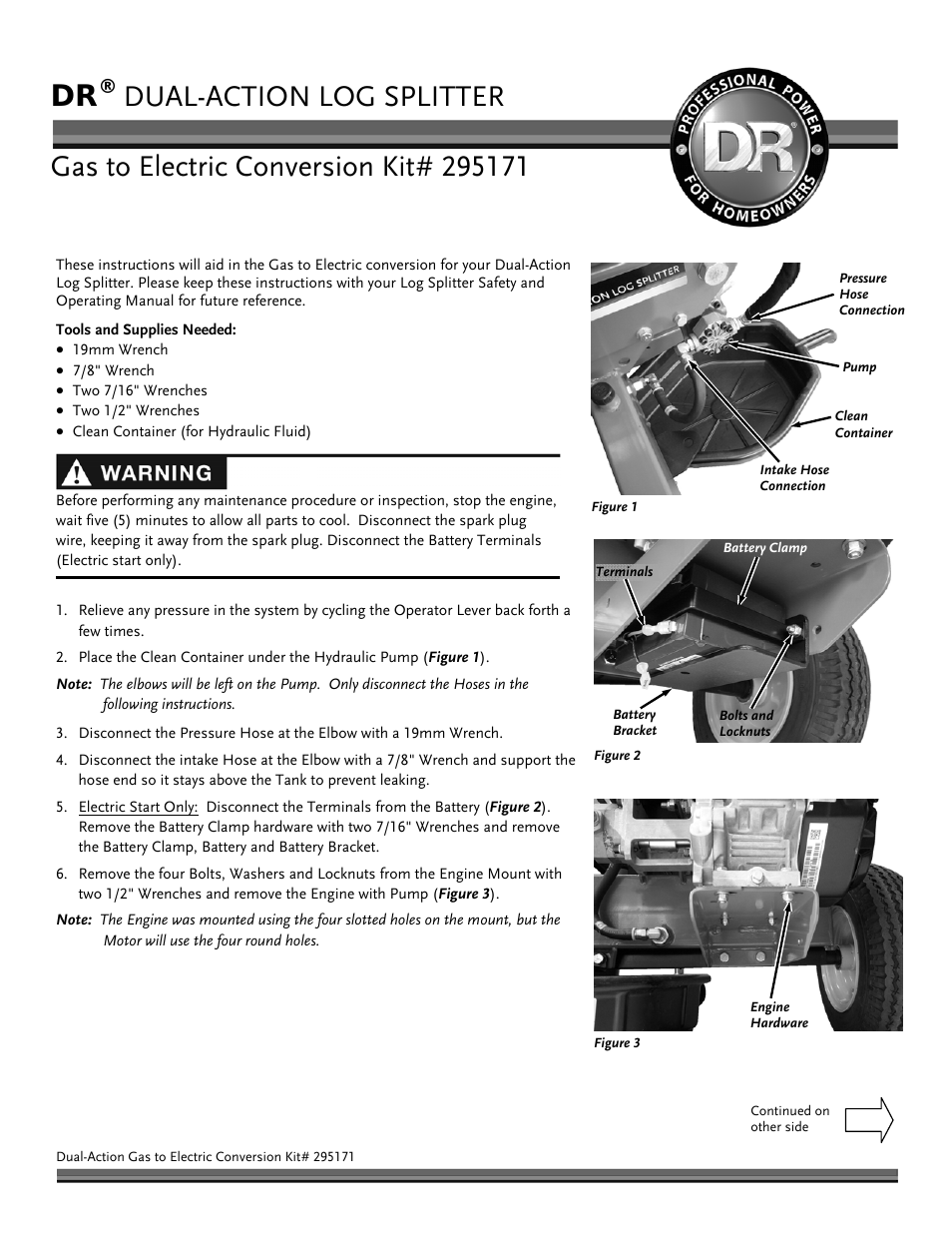 295161 Electric to Gas Conversion Kit