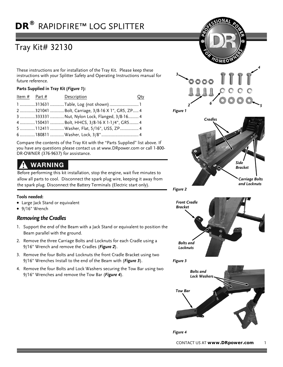 32130 Tray Kit