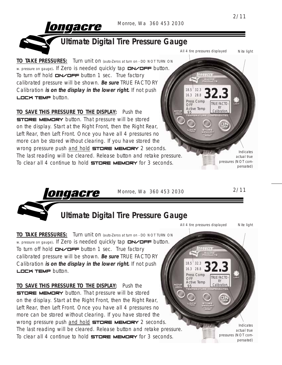50365 Ultimate Digital Tire Pressure Gauge