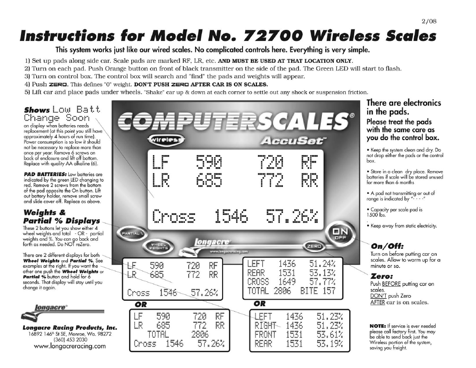 72700 Computerscales Wireless Accuset