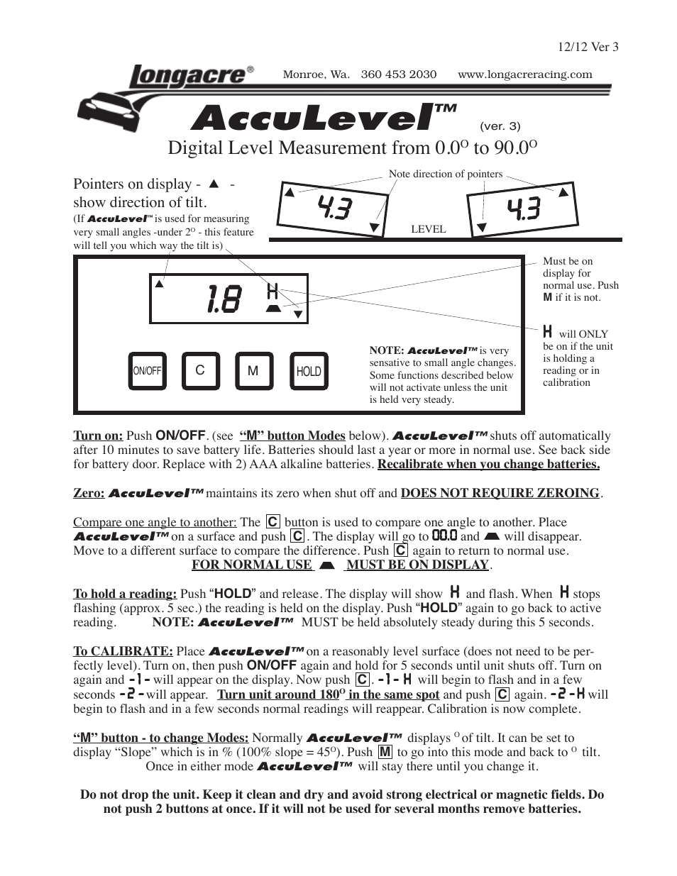 78310 AccuLevel (version 3)
