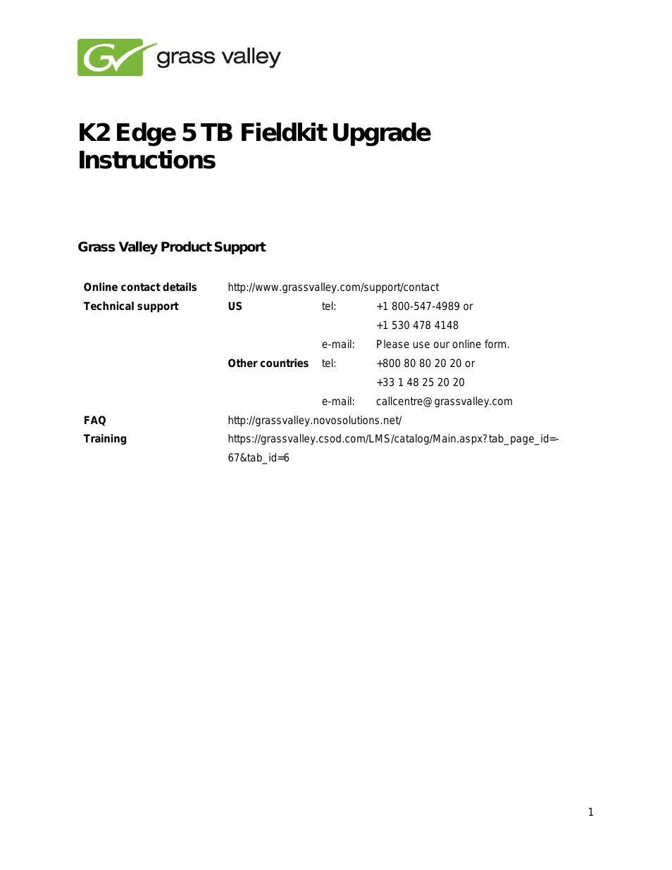 K2 Edge 5 TB Fieldkit Upgrade