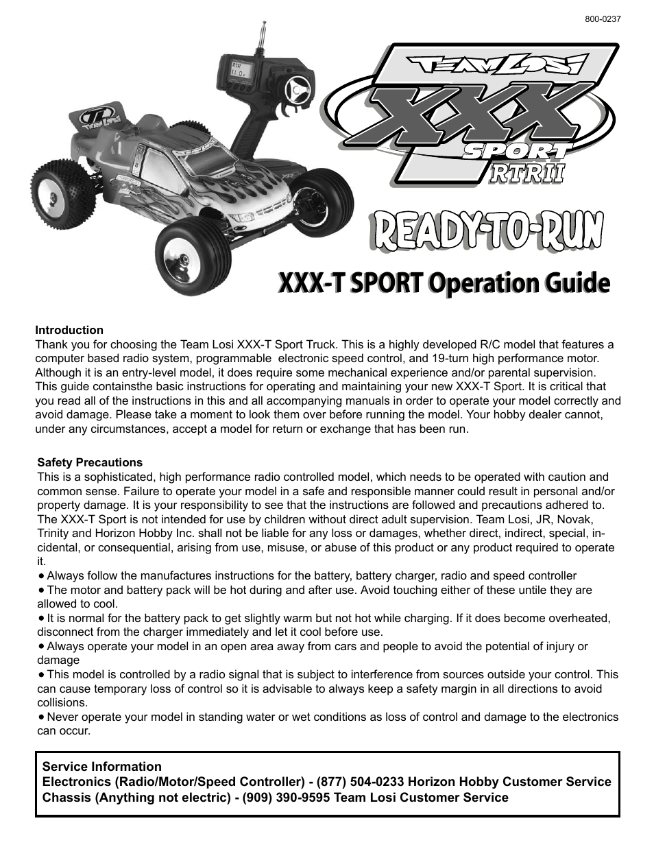 LOSA0095 Operation Guide