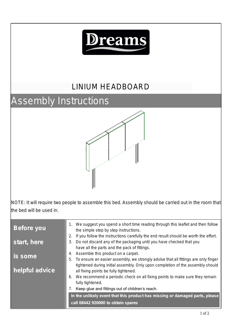 Linium Headboard