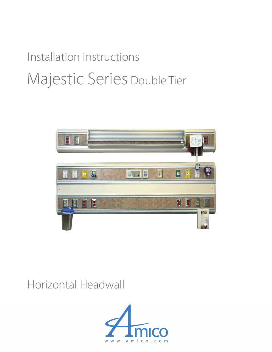 Majestic Series Double Tier Surface Mounted Headwall