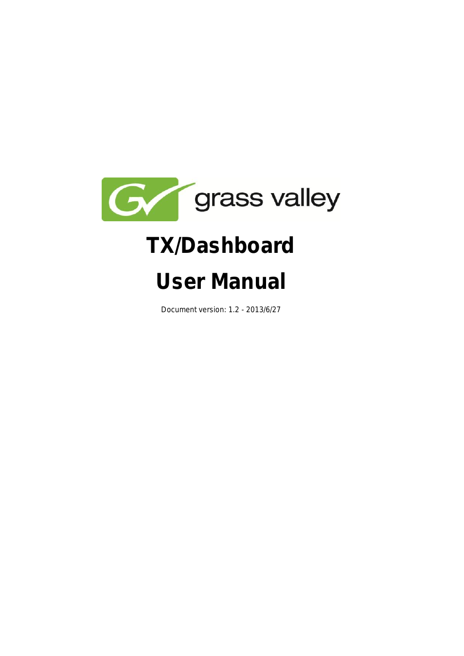 K2 TX/Dashboard User Manual v.1.2