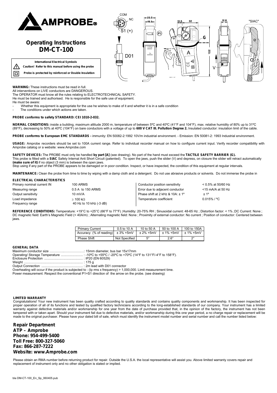 DM-CT-100 Current-Transducer