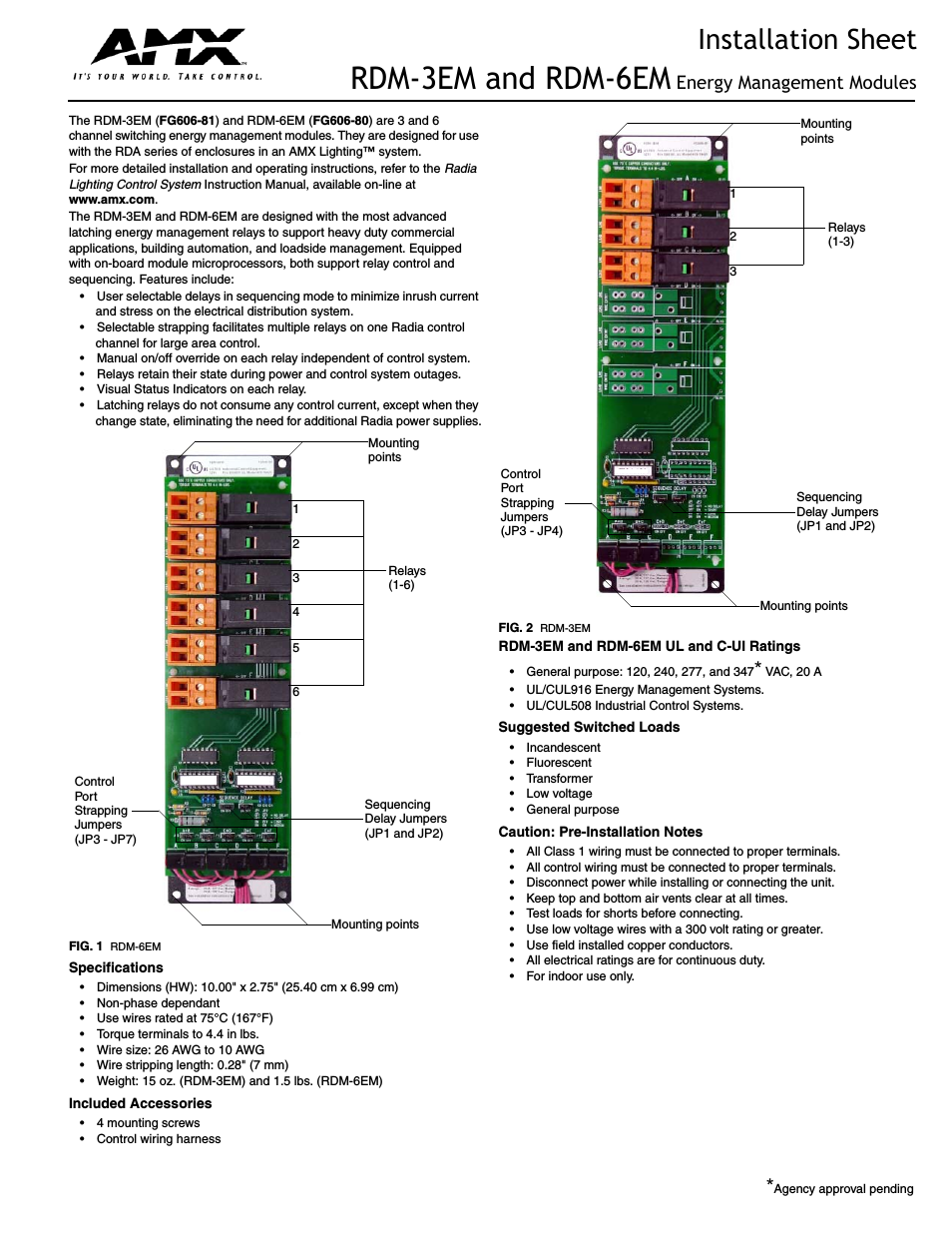 Energy Management Modules RDM-3EM
