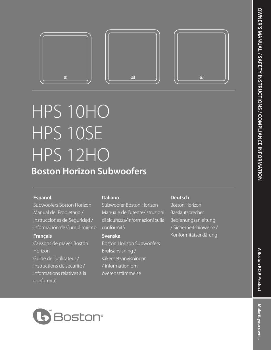 Horizon Series HPS 12HO