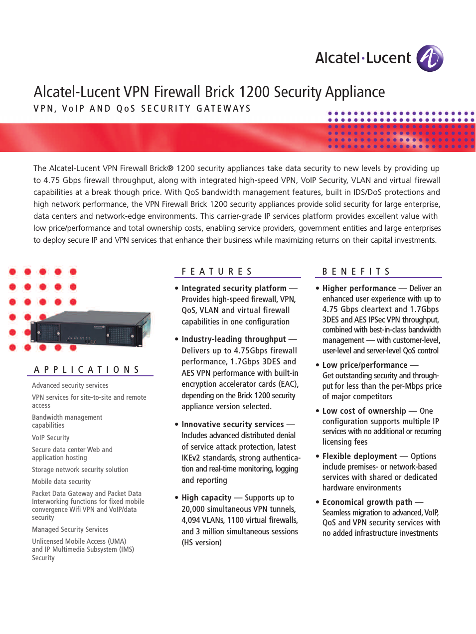 Alcatel-Lucent VPN 1200