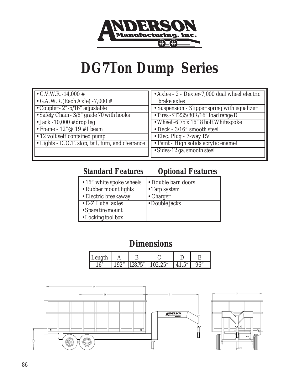 Dump Series DG7Ton