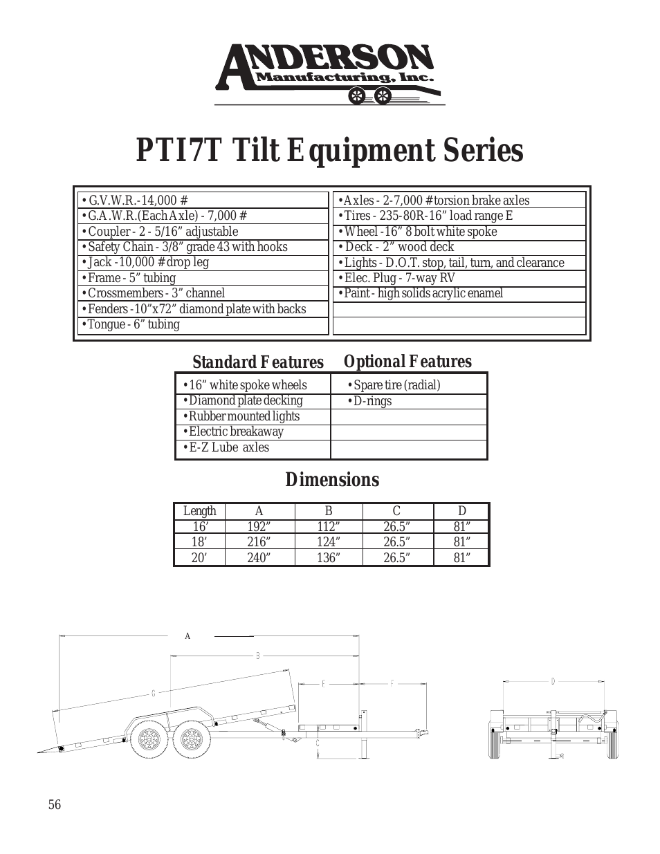 Tilt Equipment Series PT17T