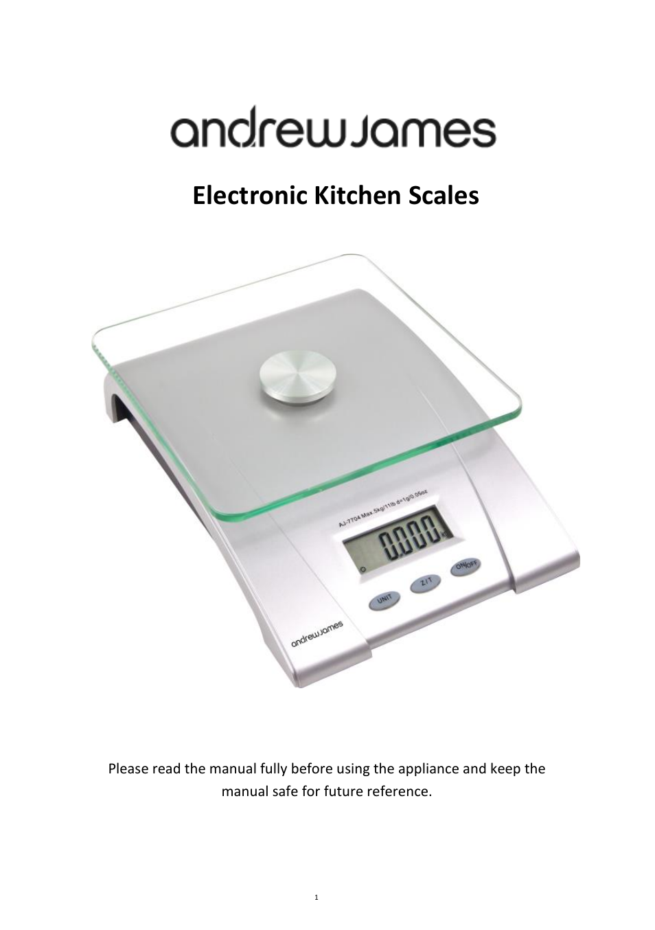 AJ000147 Kitchen Scales