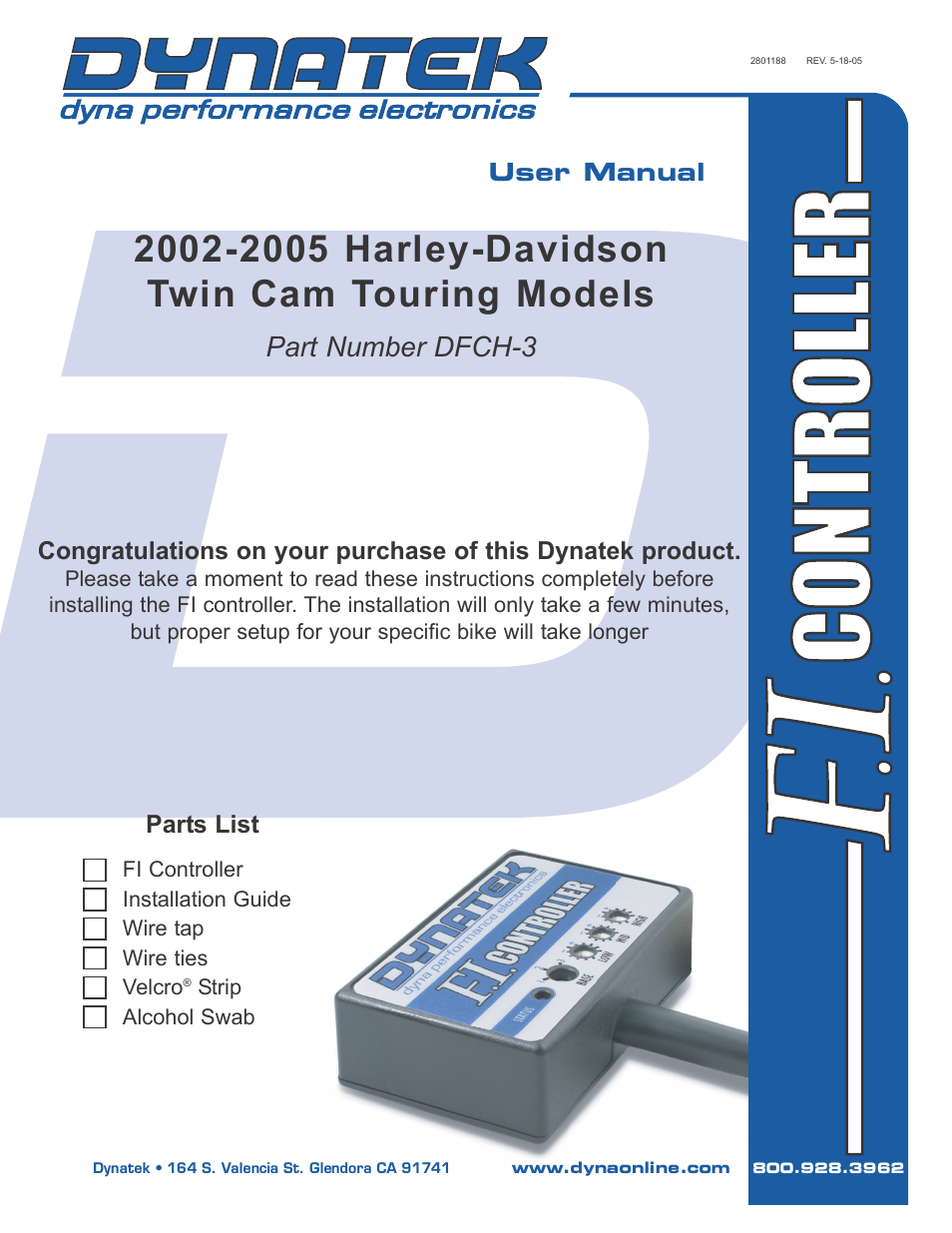 2002-2005 Harley-Davidson Twin Cam Touring Models