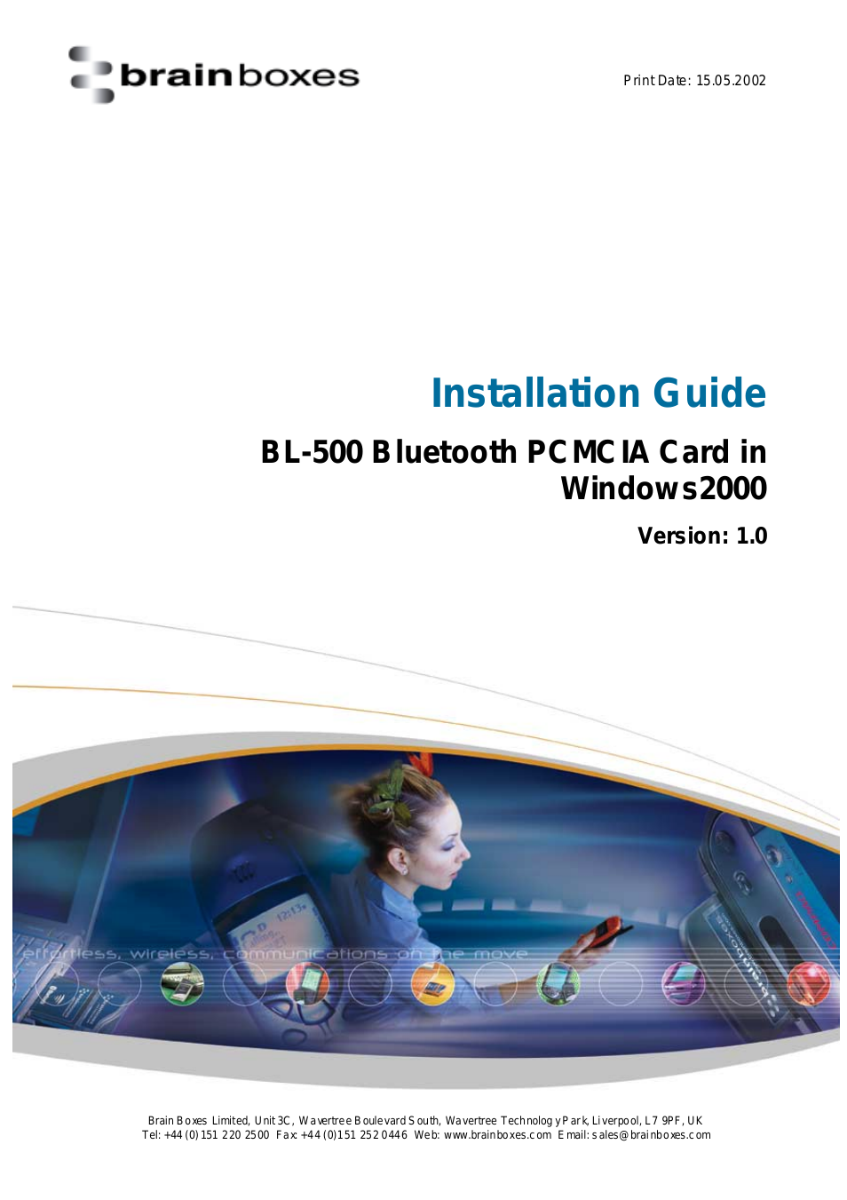 Bluetooth PCMCIA Card BL-500
