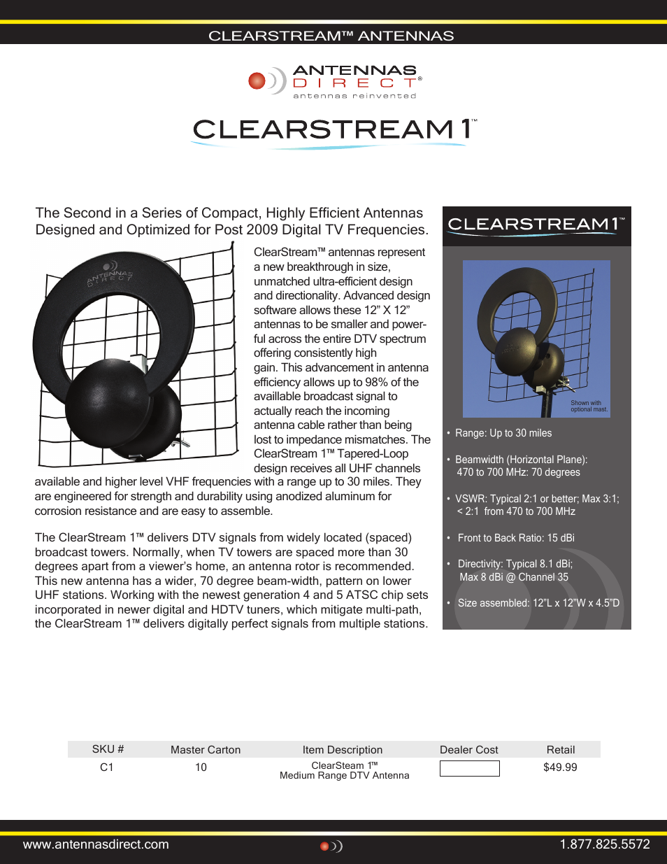 ClearStream 1 Medium Range