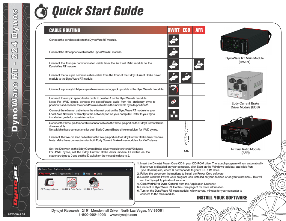 224xLC2: Quickstart guide for DWRT