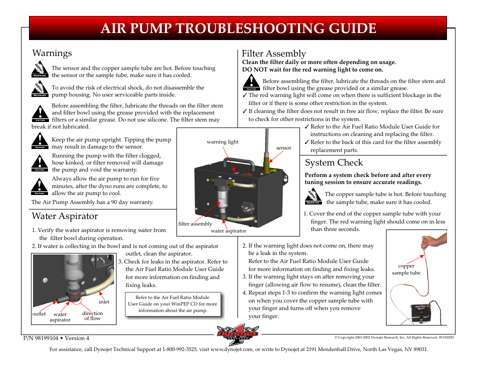 Air Pump Troubleshooting Guide