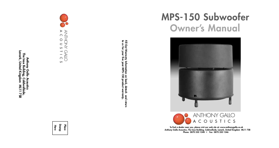 MPS-150 Subwoofer