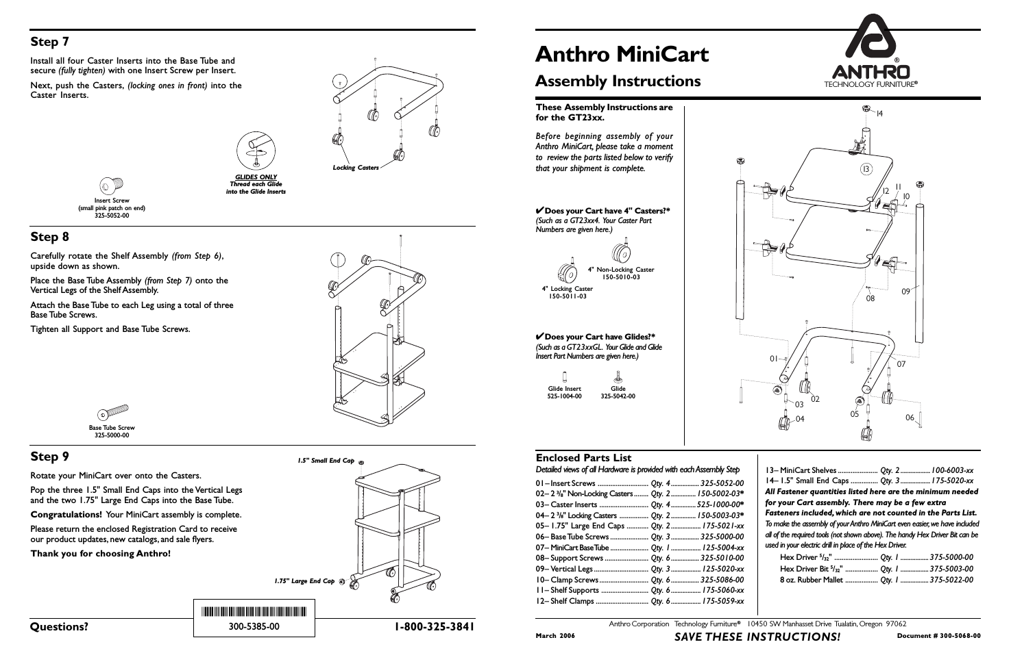 MiniCart Assembly Instructions
