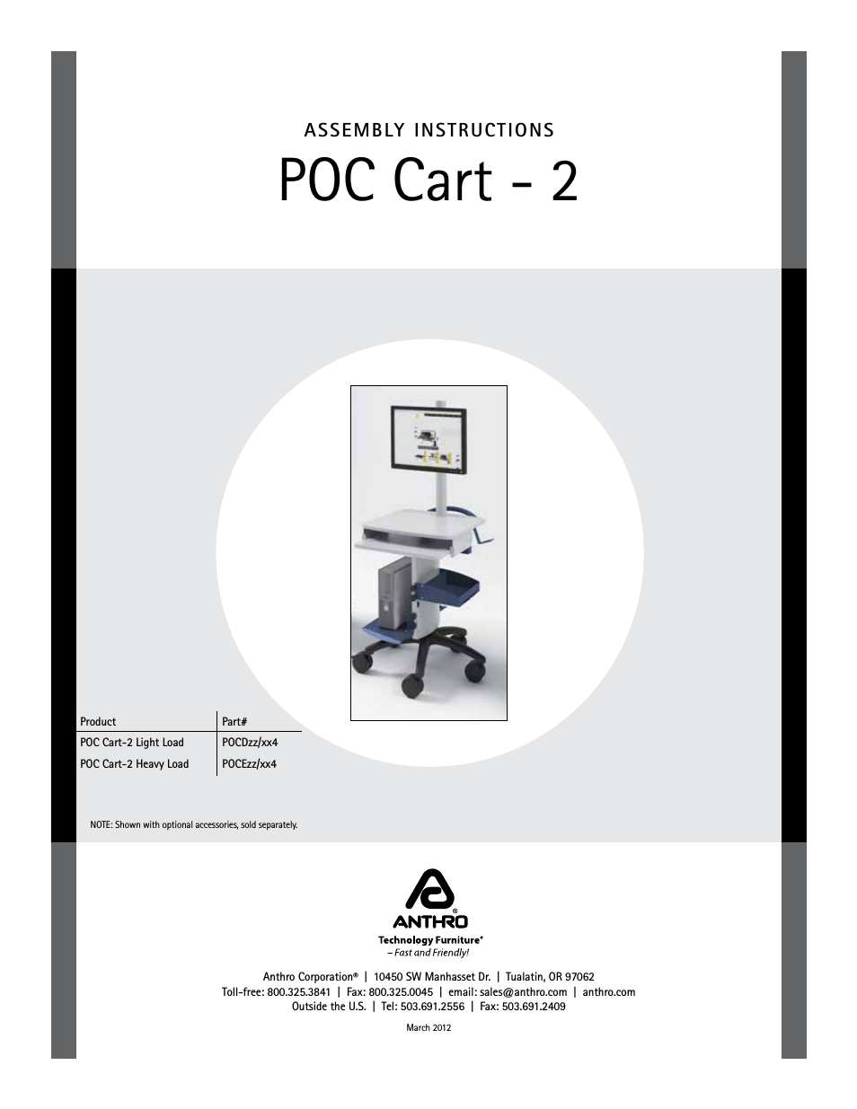 POC Cart 2 Assembly Instructions