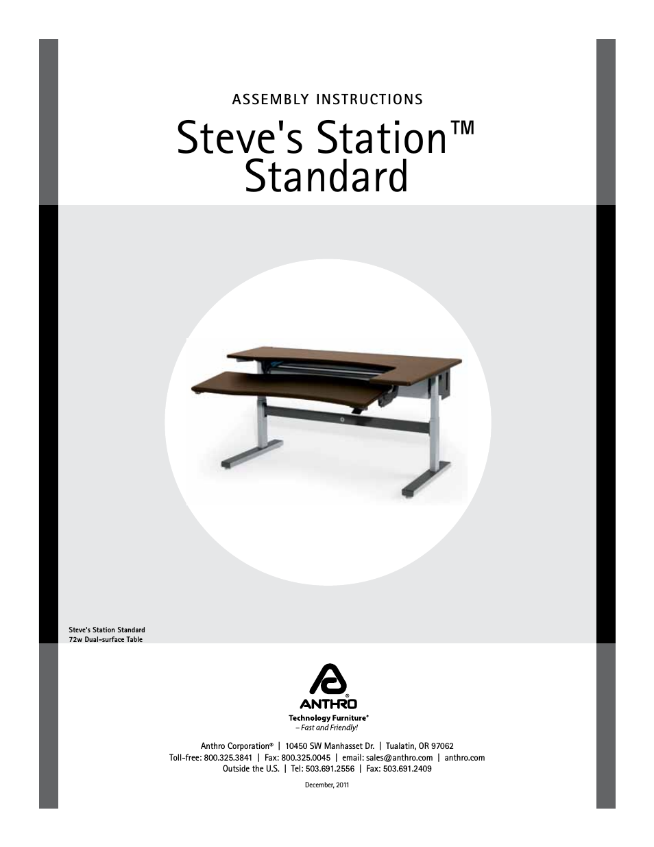 Steve’s Station Office Assembly Instructions