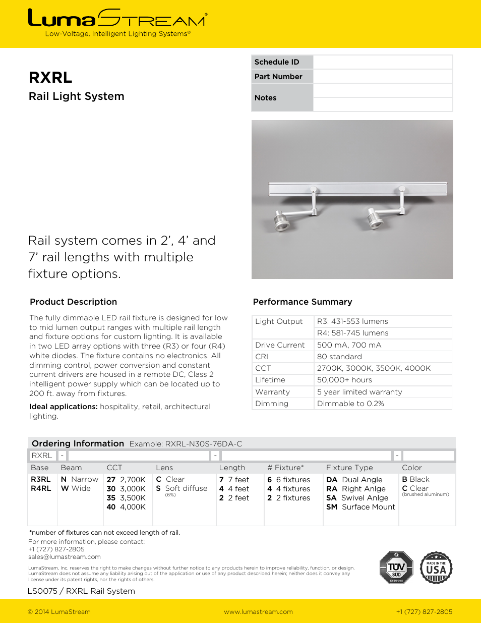 RXRL Rail System
