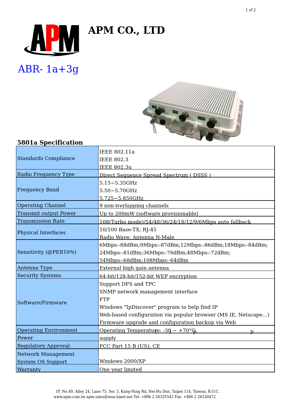 ABR-1A+3G