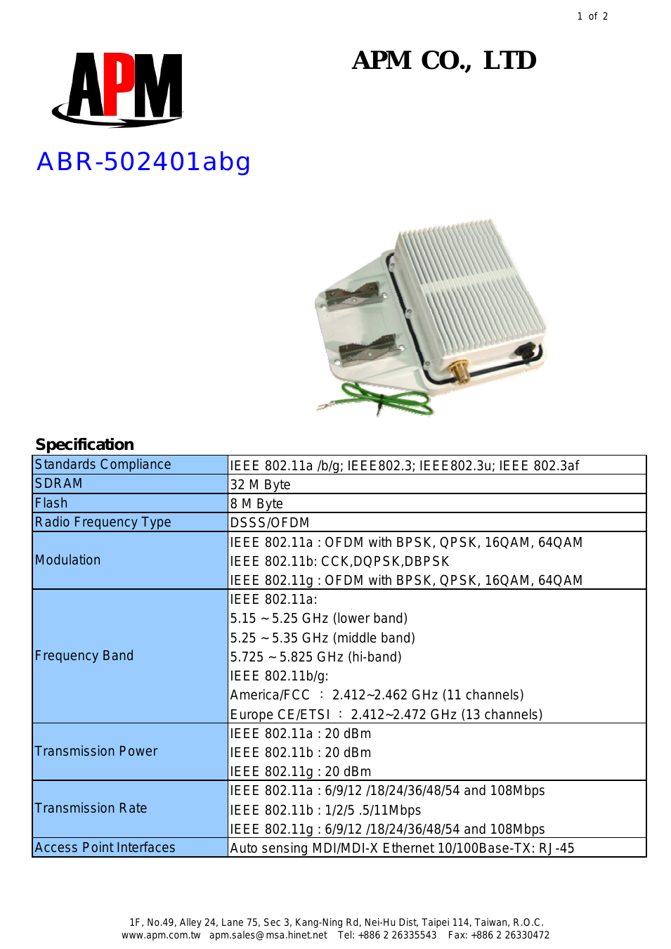 ABR-502401ABG