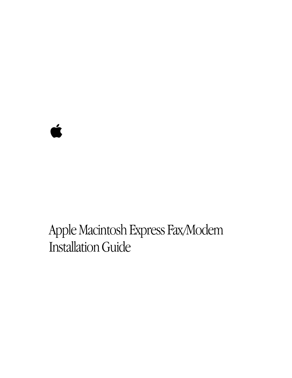 Macintosh Express Fax/Modem