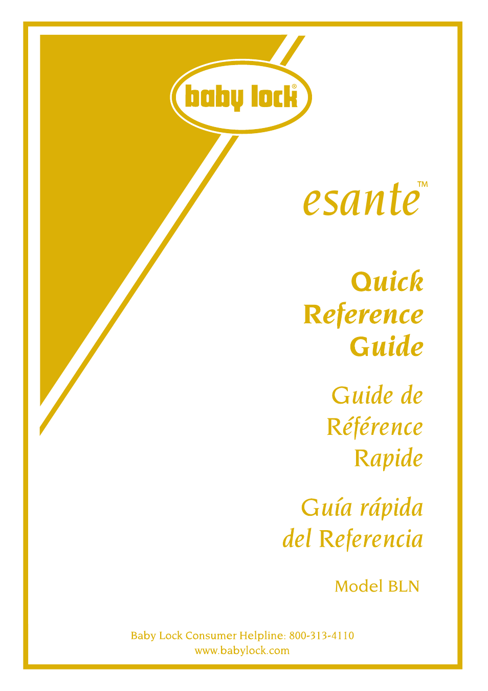 Esante (BLN) Quick Reference Guide