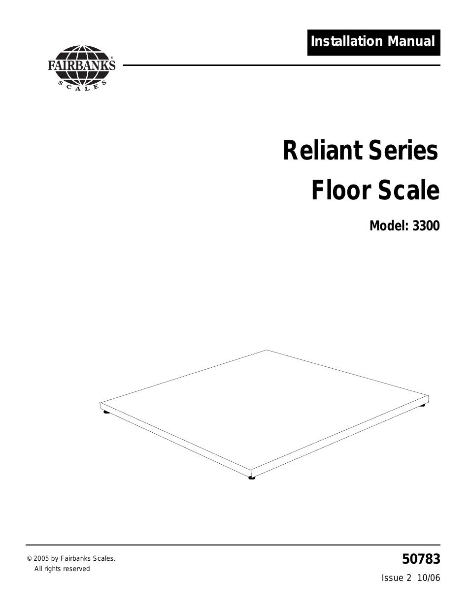3300 Reliant Series Floor Scale