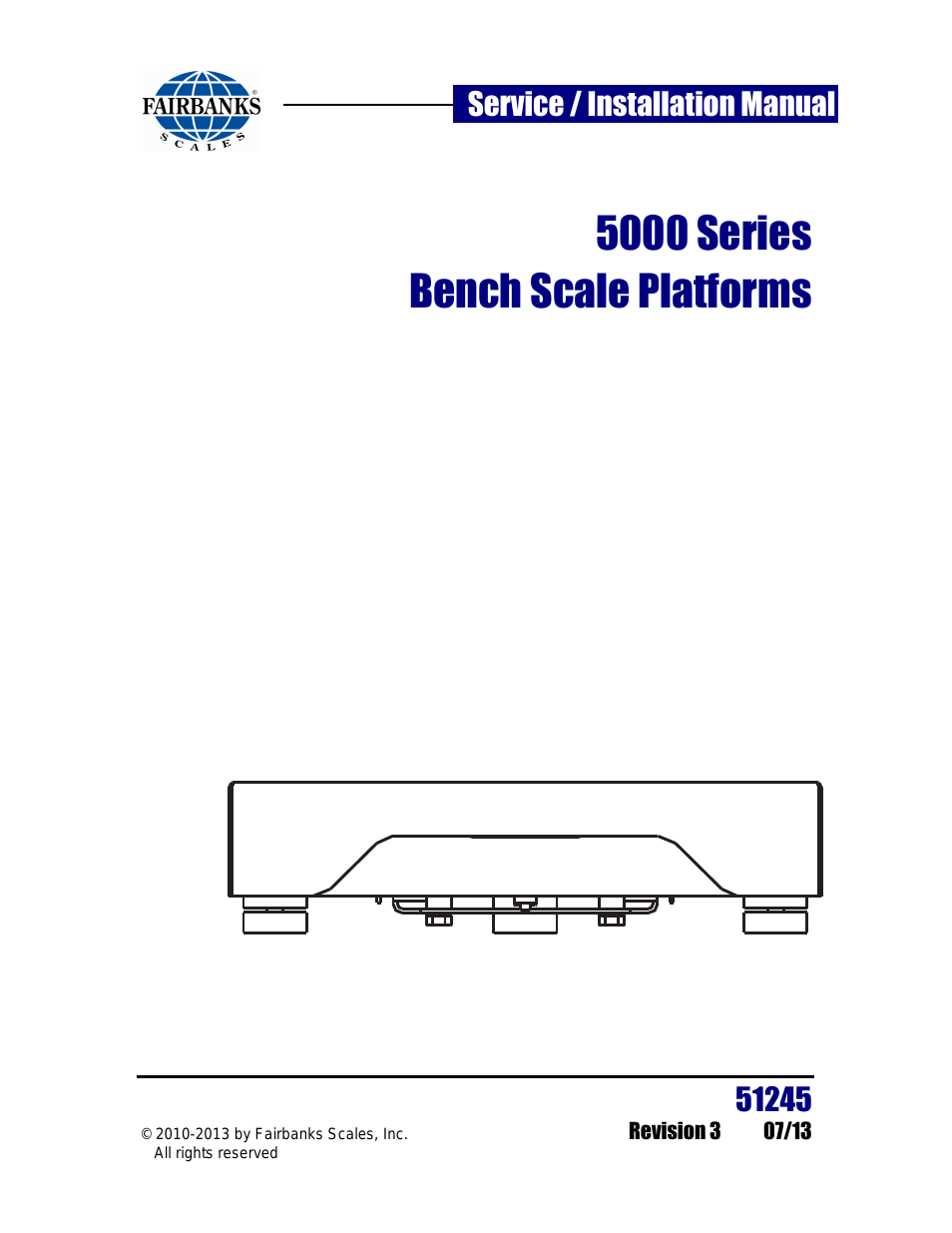 5000 Series Bench Scale Platforms