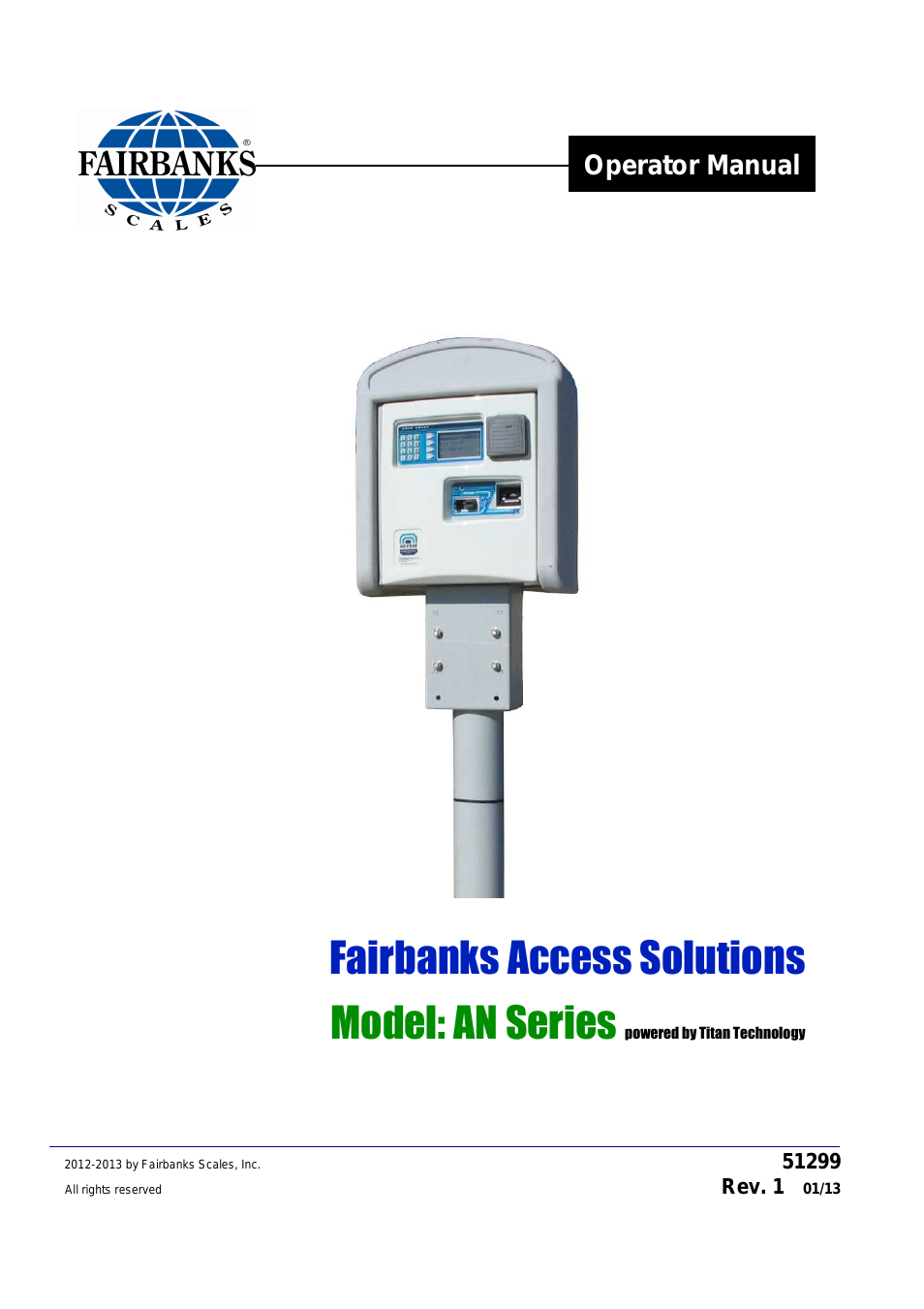 AN Series Fairbanks Access Solutions