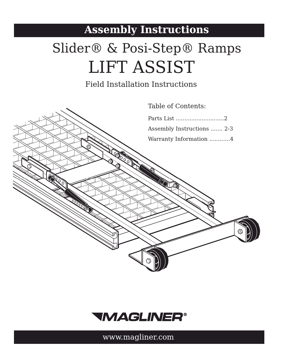 LIFT ASSIST FOR RAMPS