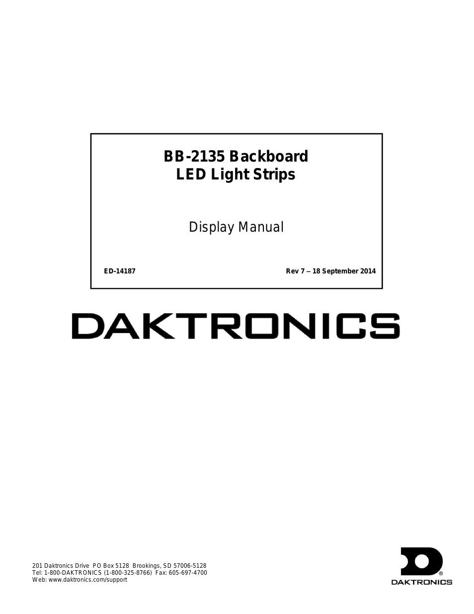 BB-2135 Backboard LED Light Strip