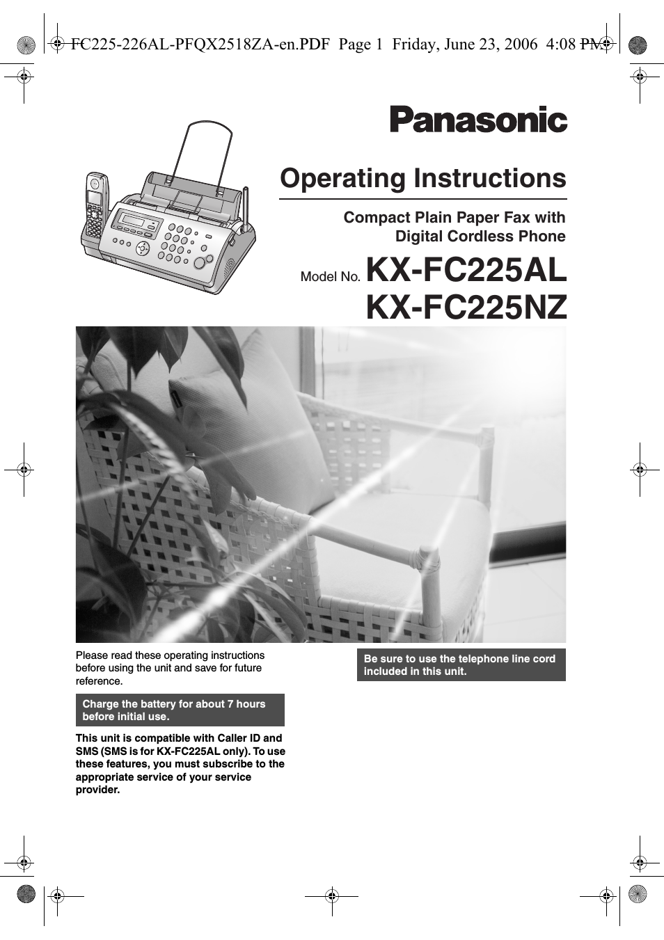 KX-FC225AL