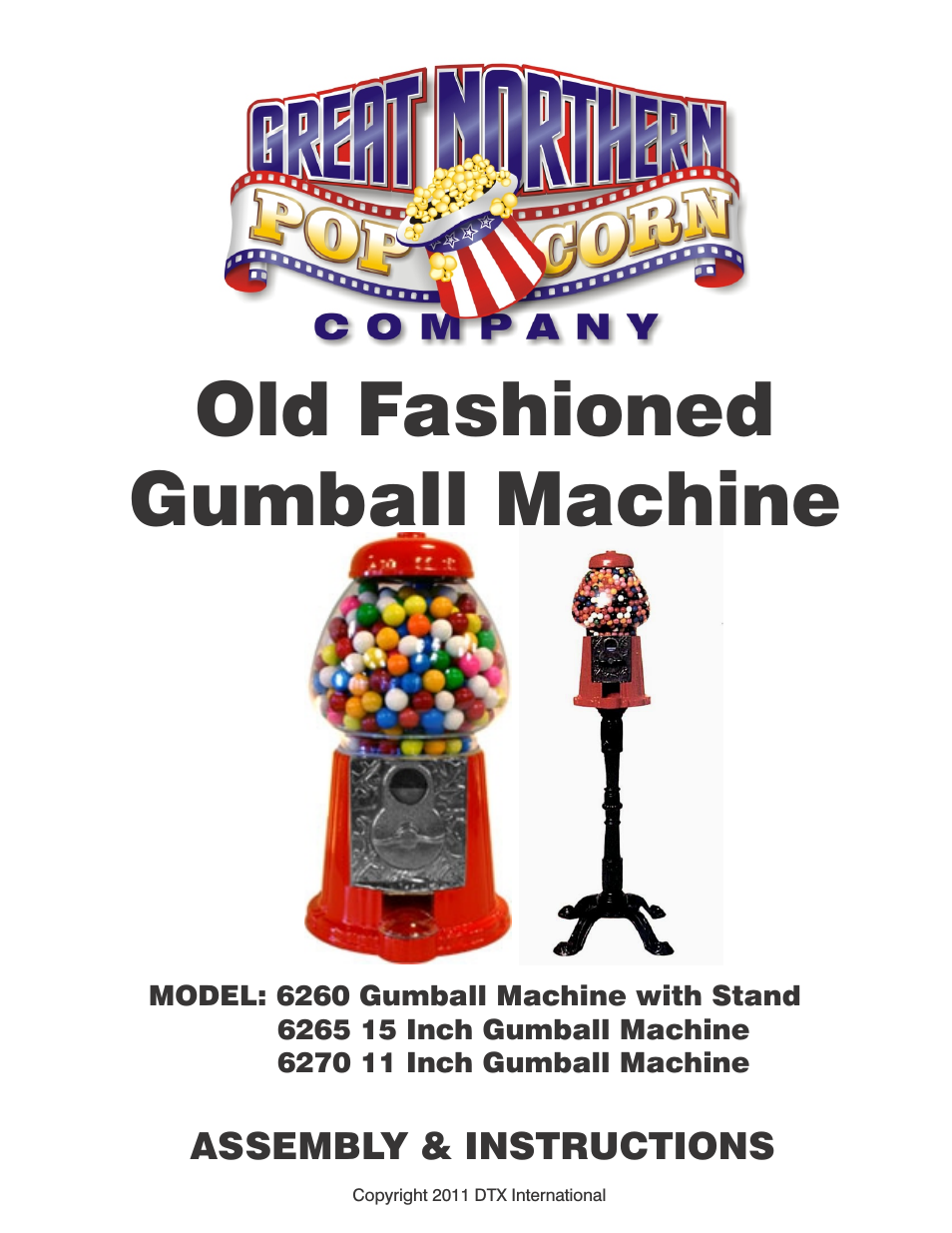 6260 Gumball Machines