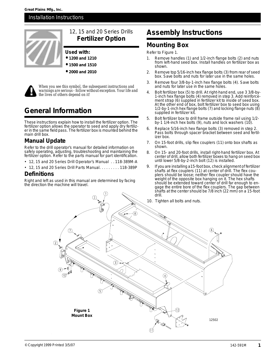 1210 Assembly Instructions