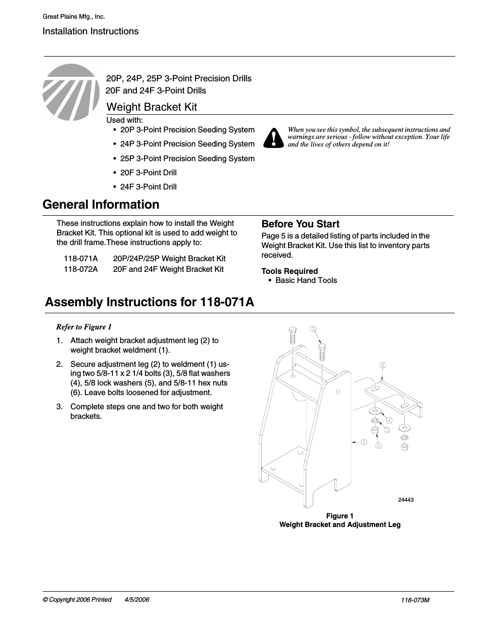 20F Assembly Instructions