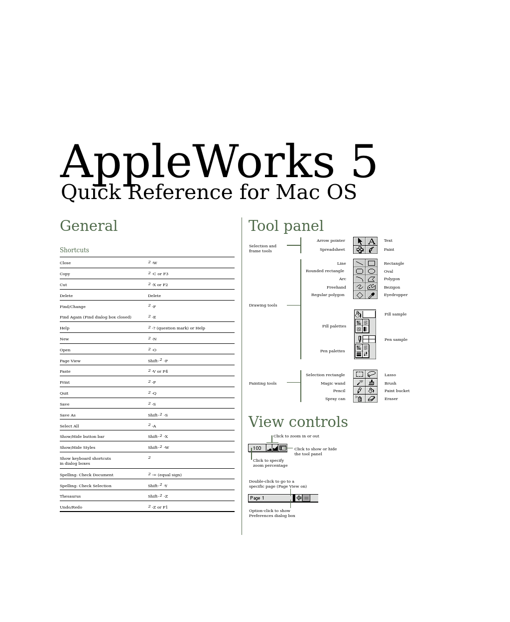AppleWorks 5 : Mac OS