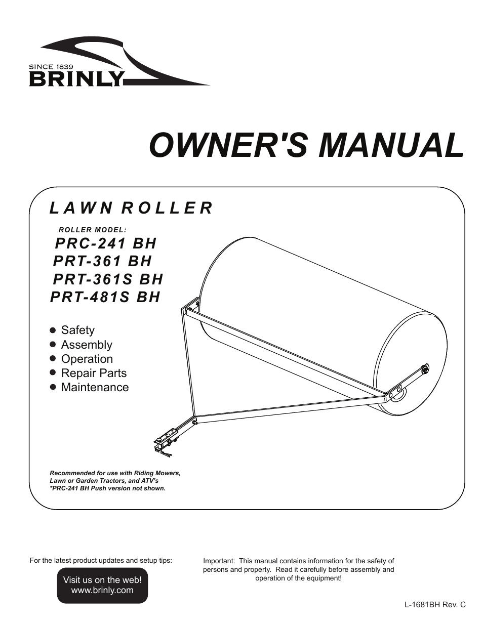 PRT-481S Lawn Roller