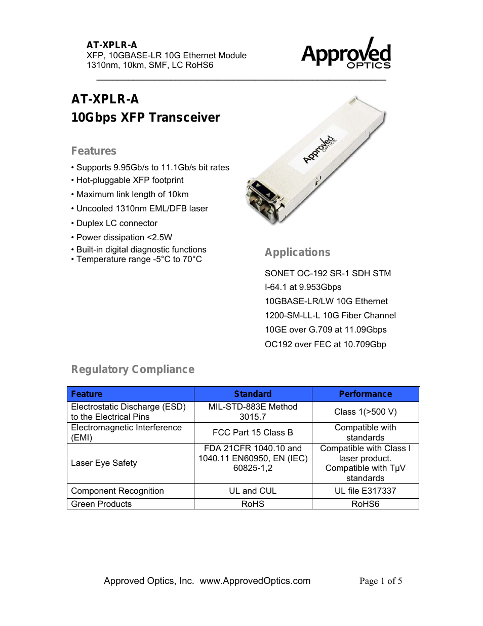 Approved ALLIED TELESIS AT-XPLR