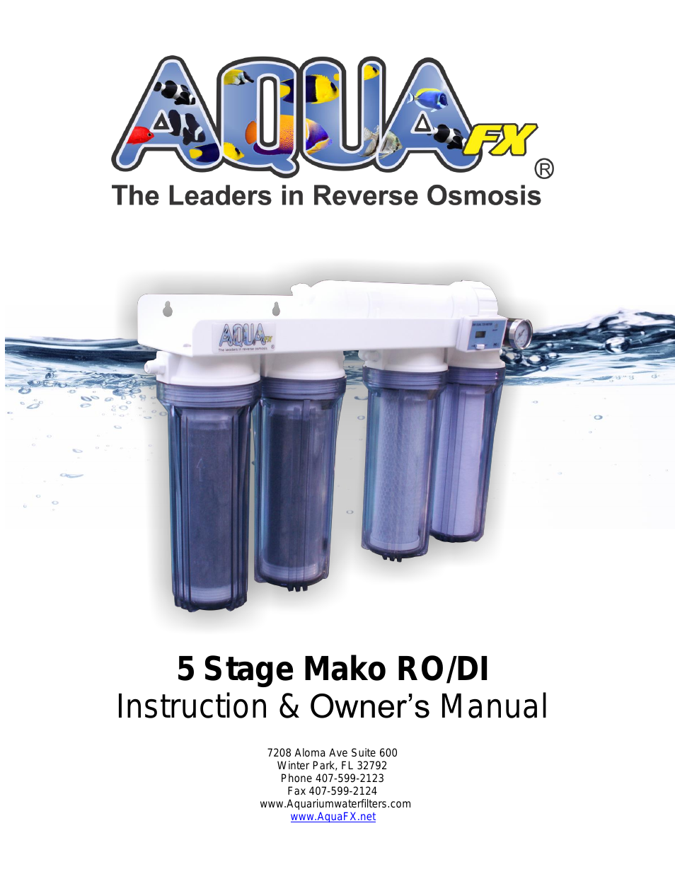 The AquaFX Mako RO/DI