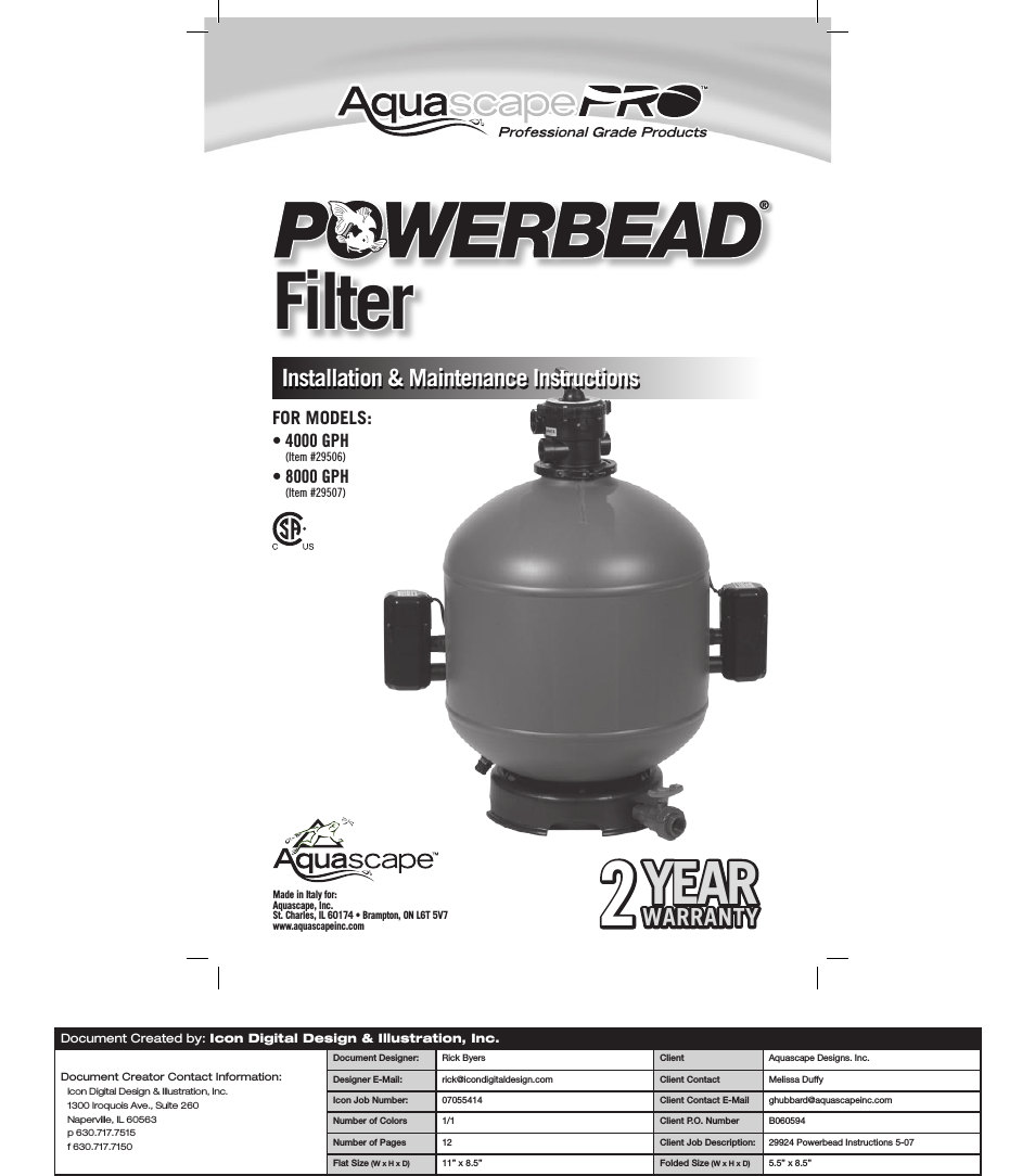 Powerbead Filter