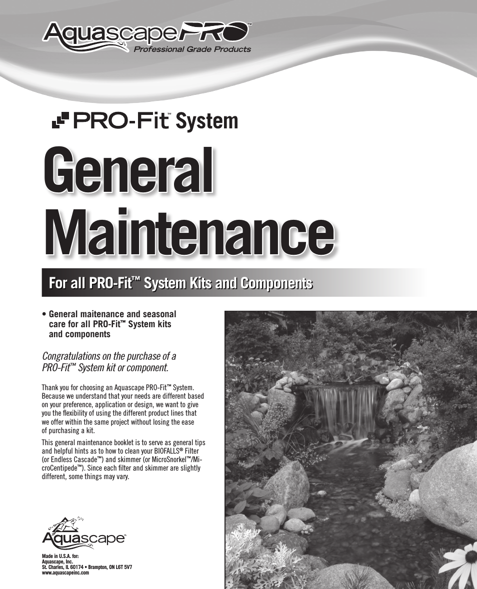 PRO-Fit General Maintenance