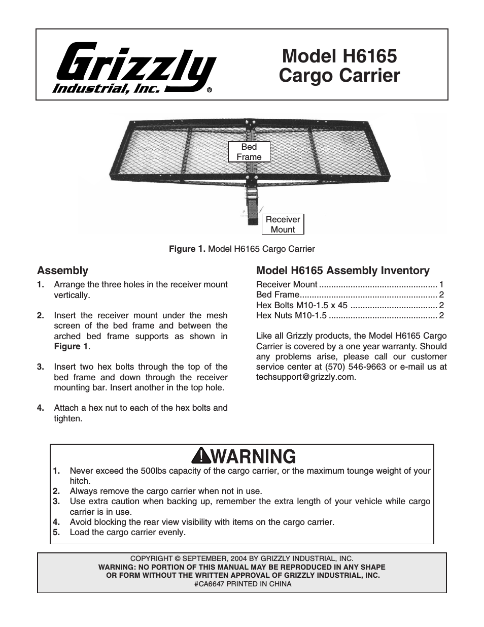 Cargo Carrier H6165