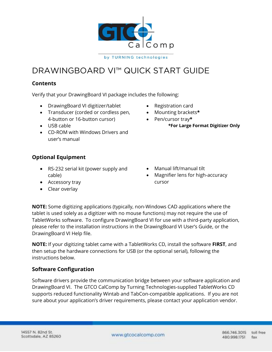 DrawingBoard VI - Quick Start Guide