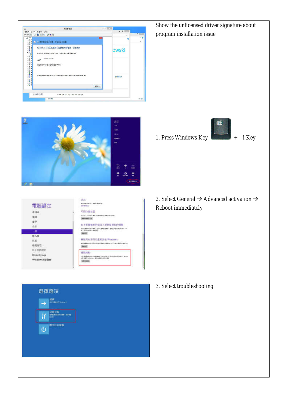 USG-Series Installation Issue of Windows 8.0